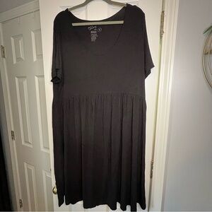 June and January Black Maternity Dress